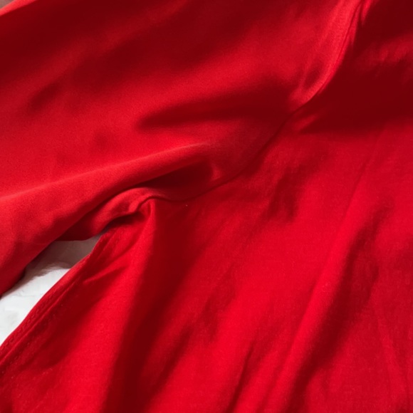 Maje red silk top - Picture 7 of 7